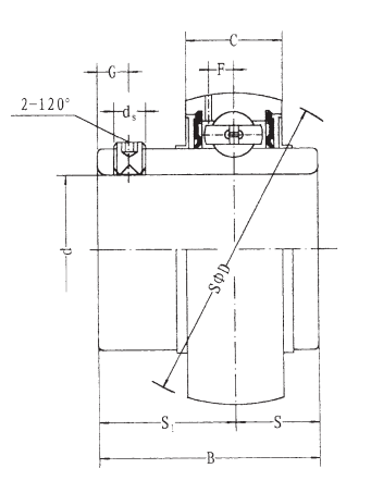 Подшипник SS UC 209 FBJ