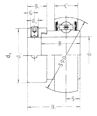 Подшипник SA205-16 FBJ