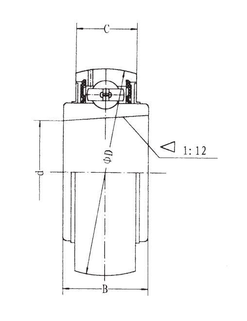 Подшипник UK216 FBJ