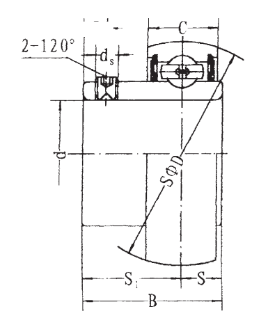 Подшипник SB 211-34 FBJ