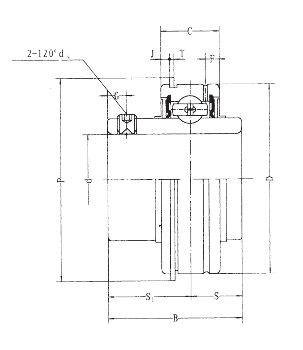 Подшипник SER 210-32 FBJ