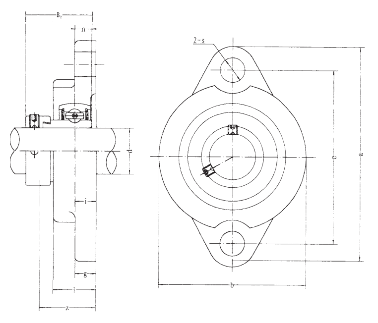 Подшипник SALF 205-15 FBJ