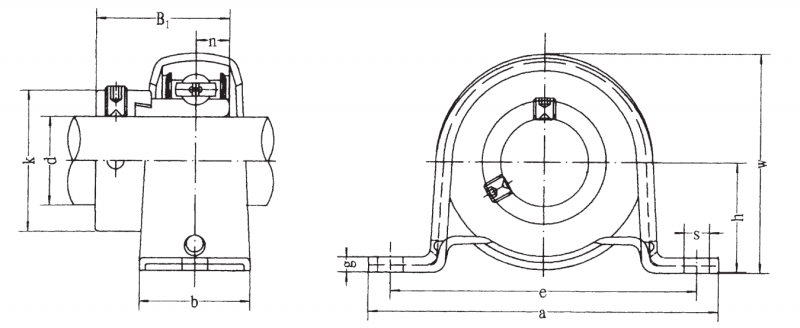 Подшипник SAPP 203 FBJ