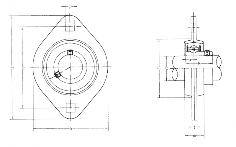 Подшипник SBPFL 202-9 FBJ