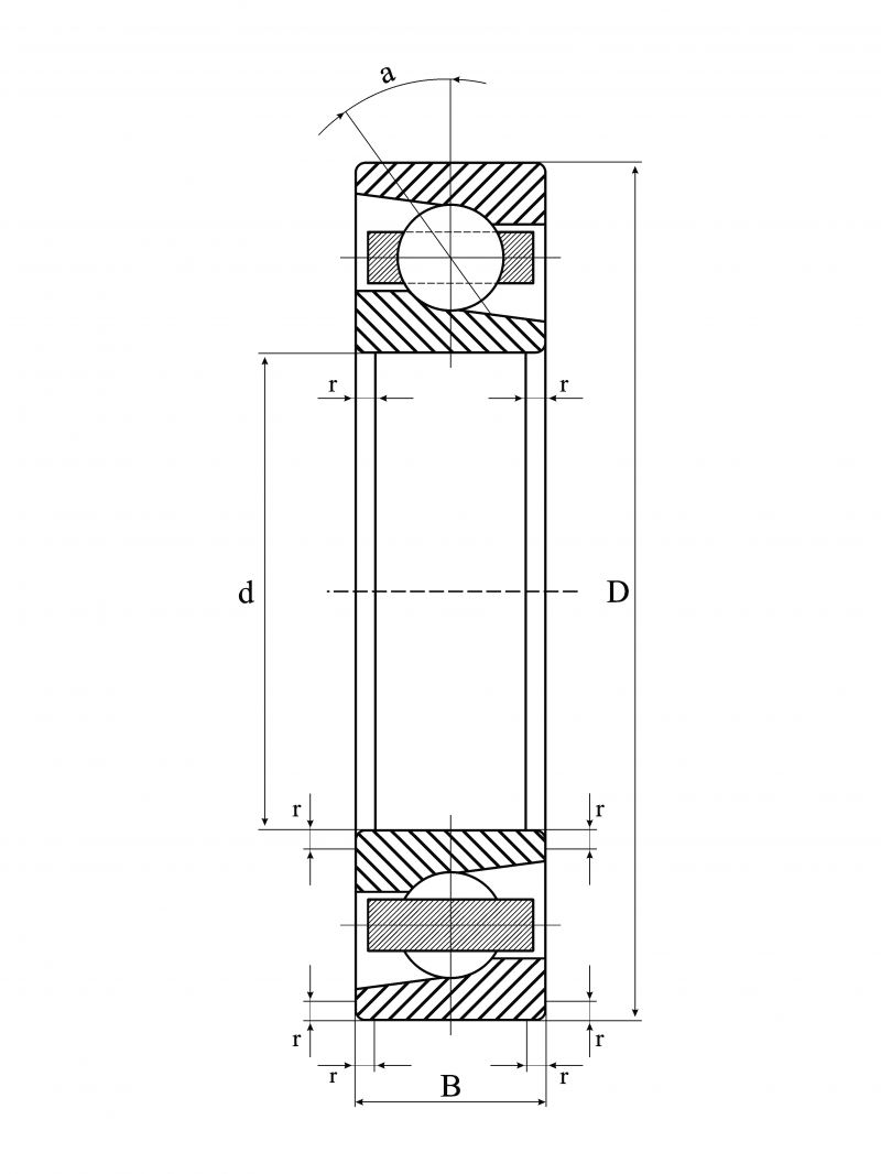 Подшипник 7000C/P4DBA SKF