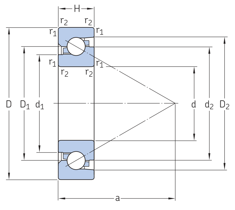 Подшипник BSA 307 C SKF