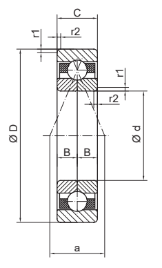 Подшипник QJ 211 FM A&S - Fersa