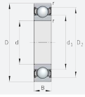 Подшипник 682-2Z INA