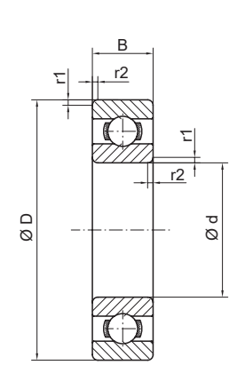 Подшипник 62202 A&S - Fersa