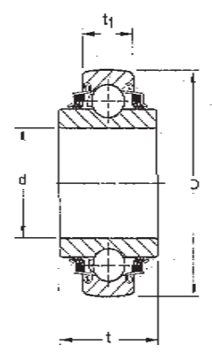 Подшипник W208PPB5 FBJ