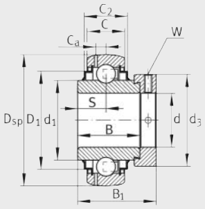 Подшипник GE50-XL-KRR-B INA