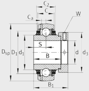 Подшипник GE40-XL-KTT-B INA