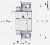 Подшипник 2205-K-2RS-TVH-C3 INA