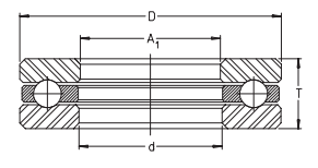 Подшипник XW2-1/8 INA