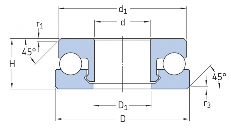 Подшипник 51206 V/HR22Q2 SKF