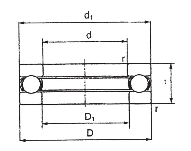 Подшипник 0-10 FBJ