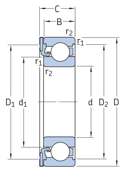 Подшипник ICOS-D1B01 TN9 SKF