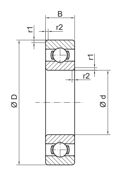 Подшипник F18040 A&S - Fersa