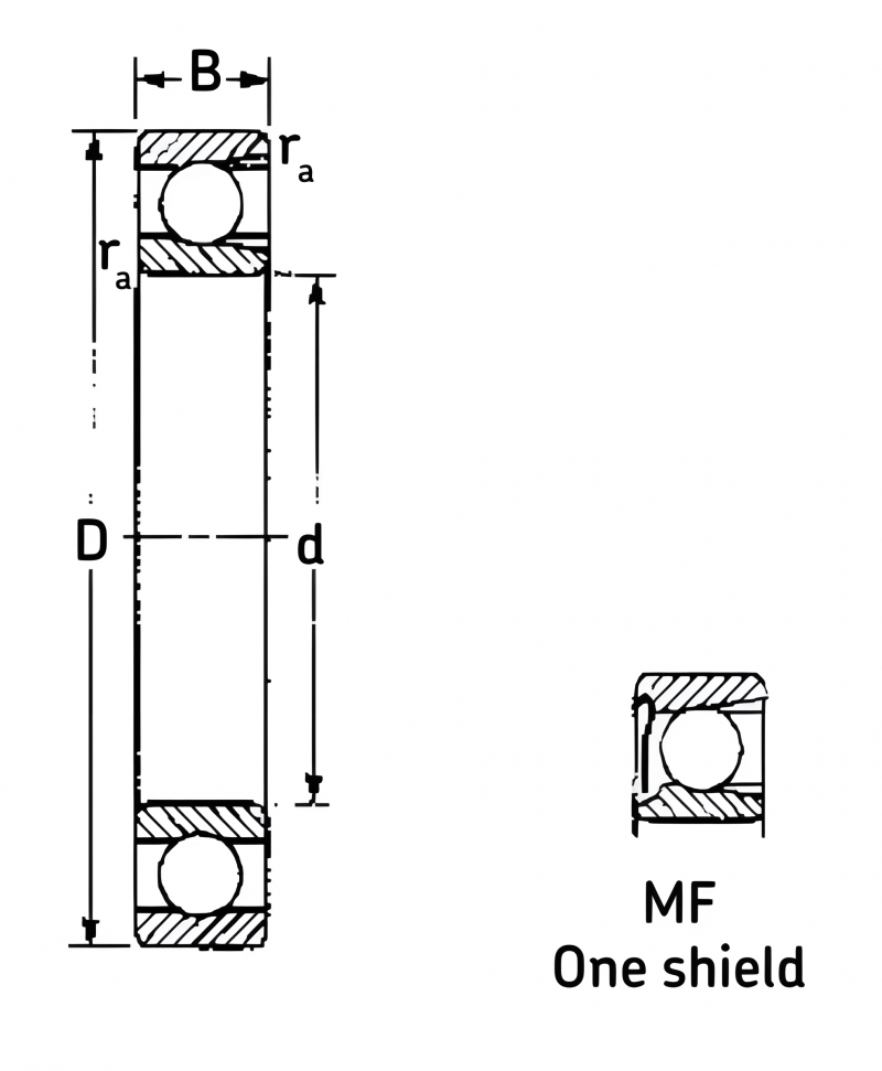 Подшипник 126MF MRC/Marlin Rockwell