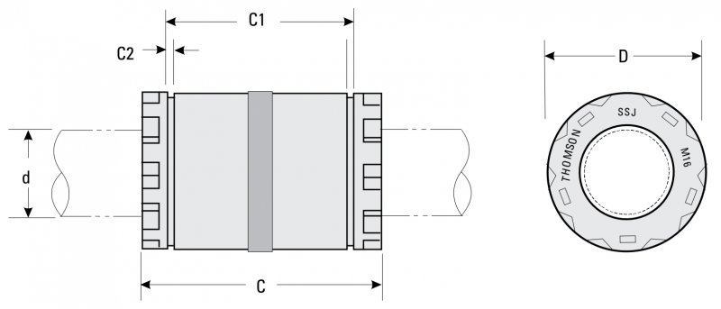 Подшипник SSJM16 Thomson