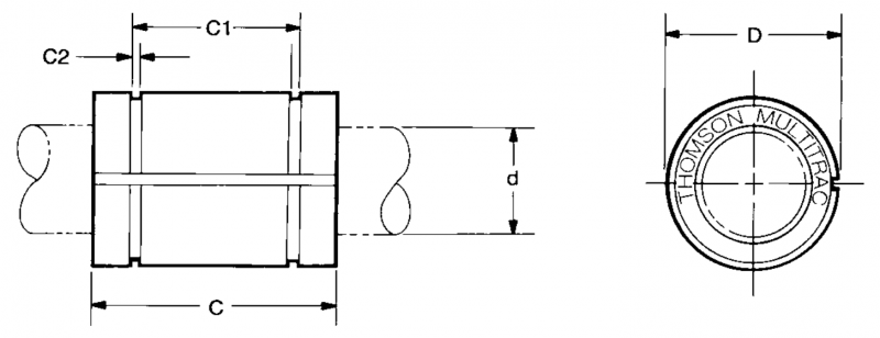 Подшипник MAM16ADJ Thomson