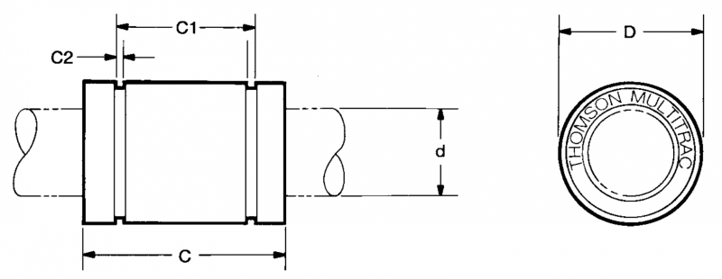 Подшипник MAM12W Thomson