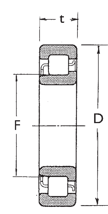 Подшипник NJ 215 E FBJ