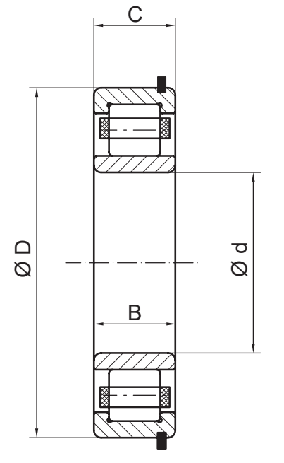 Подшипник F 19055 A&S - Fersa