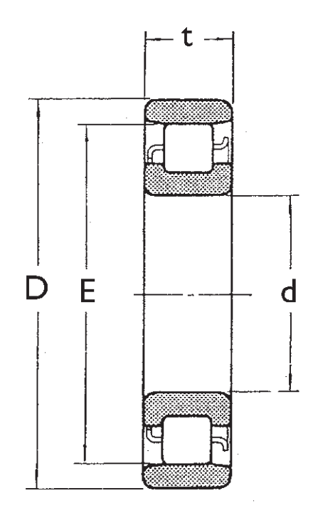 Подшипник N 307 E FBJ