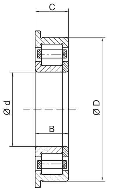 Подшипник F 19046 A&S - Fersa