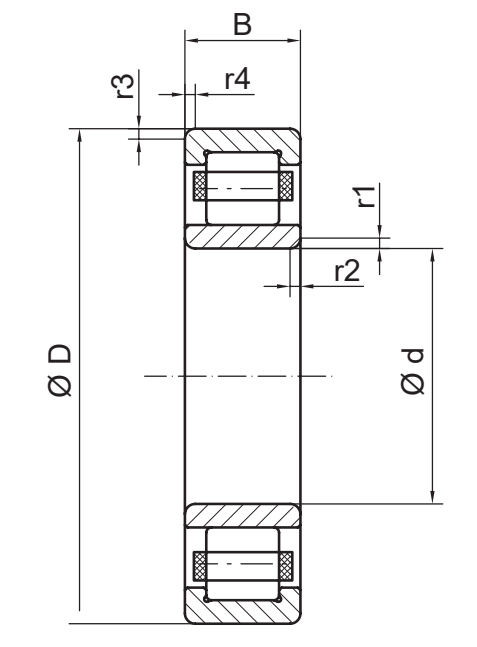 Подшипник NU 202 F A&S - Fersa