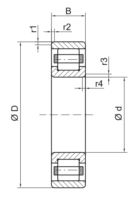 Подшипник N 215 F A&S - Fersa