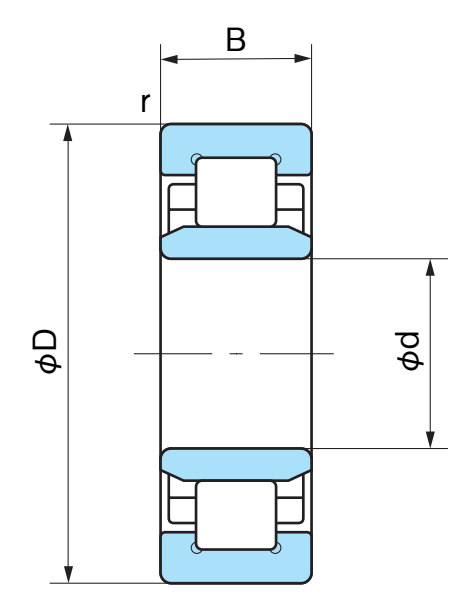 Подшипник NU219T Nachi