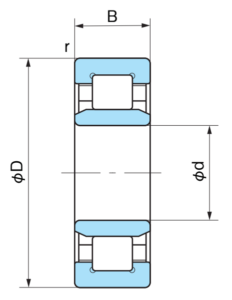 Подшипник NU219TS Nachi