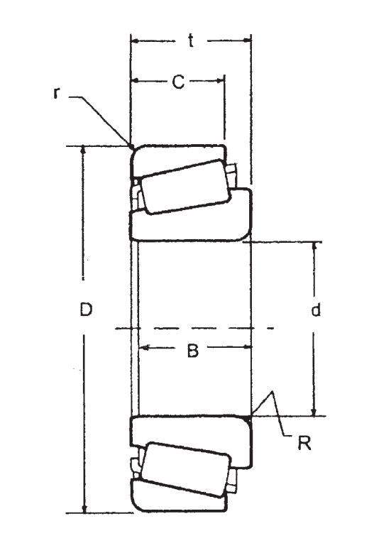 Подшипник 30317 FBJ