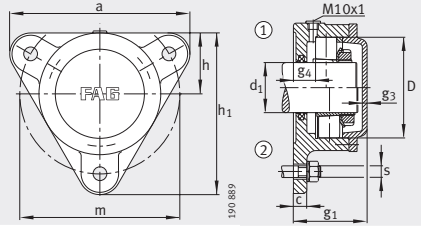 Подшипник F505-A-L FAG