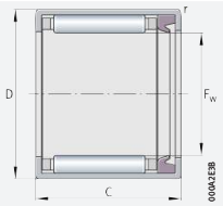 Подшипник HK2214-RS INA