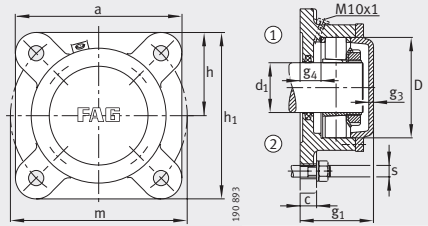 Подшипник F515-A-L FAG