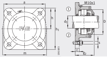 Подшипник F522-WB-L FAG