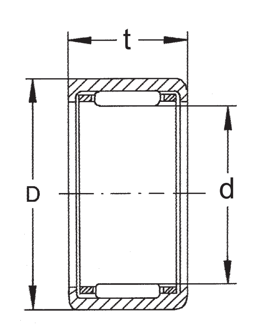 Подшипник HK1622 FBJ