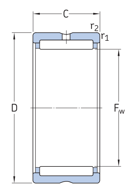 Подшипник RNA4844 SKF