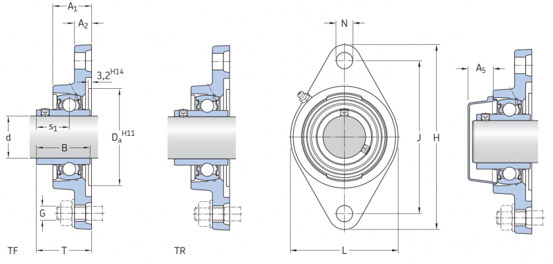 Подшипник FYTB12TF SKF