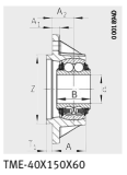 Подшипник TME-40X150X60-IA04 INA