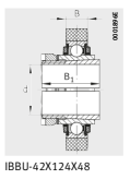 Подшипник IBBU-42X124X48-IA04 INA