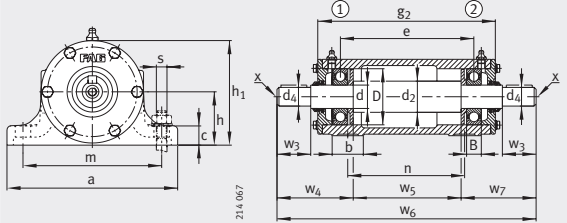 Подшипник VRE307-F FAG