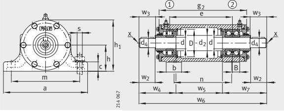 Подшипник VRE308-C FAG