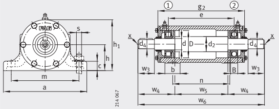 Подшипник VRE309-B FAG