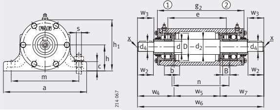 Подшипник VRE313-E FAG