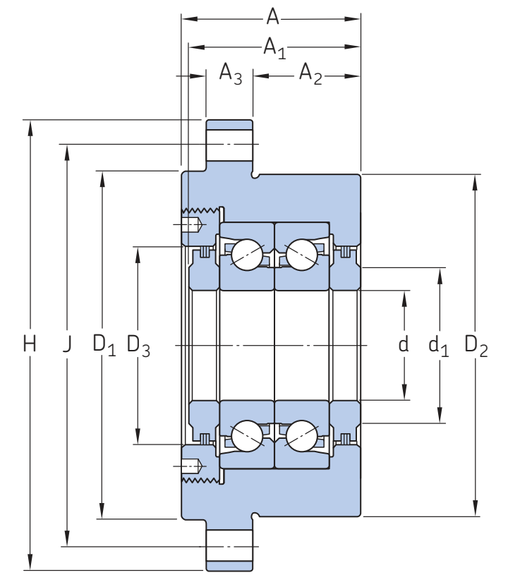 Подшипник FBSA 204/DB SKF