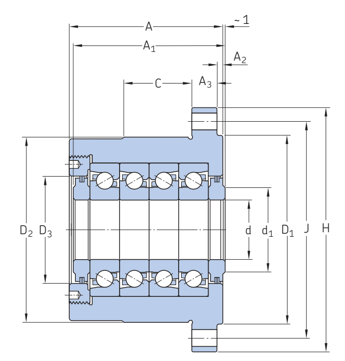 Подшипник FBSA 206 A/QBC SKF